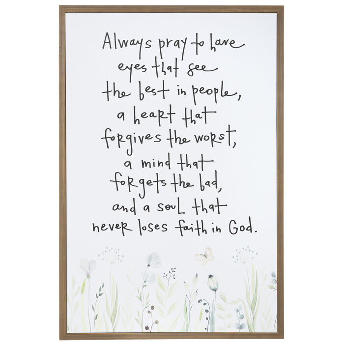 Always Pray Wood Wall Decor Hobby Lobby 2178432
