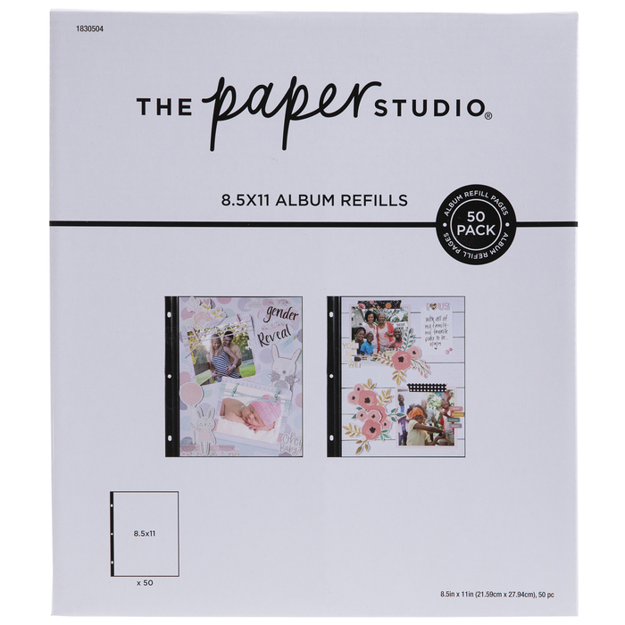 Album Refill Pages 8 1/2" x 11" Hobby Lobby 1830504