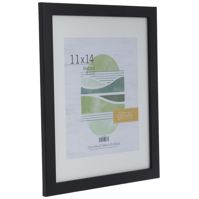 Black Wood Wall Frame With Mat 11" x 14" Hobby Lobby 1921295