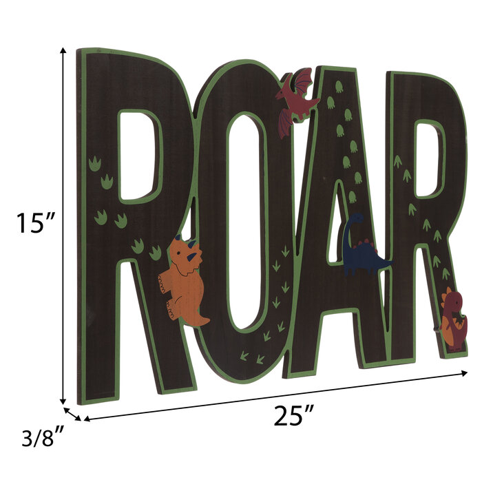 Roar Dinosaurs Wood Wall Decor Hobby Lobby 2064269