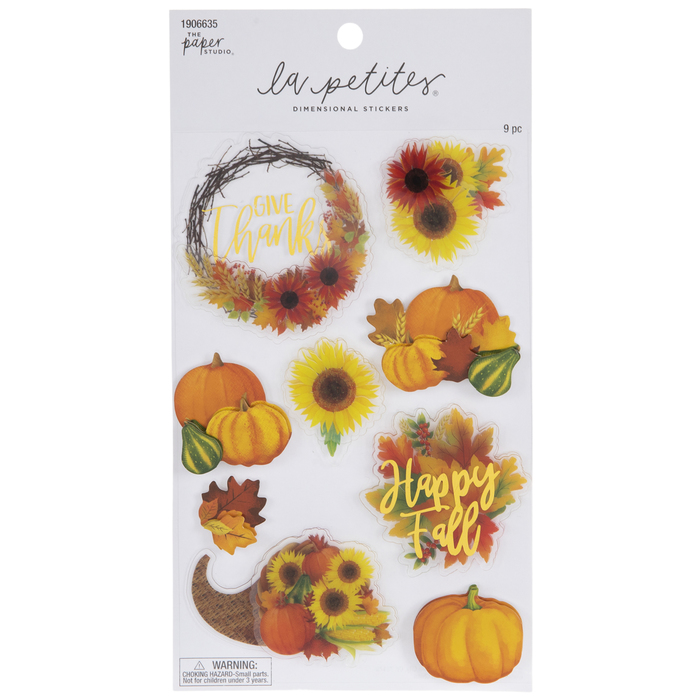 Happy Fall 3D Stickers Hobby Lobby 1906635