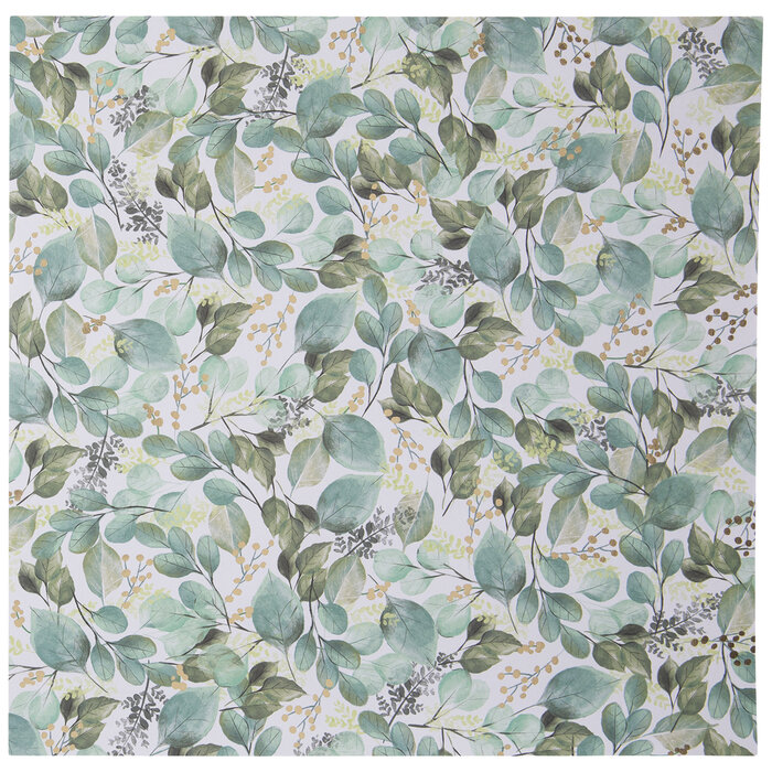 Eucalyptus Foil Scrapbook Paper 12" x 12" Hobby Lobby 2206308