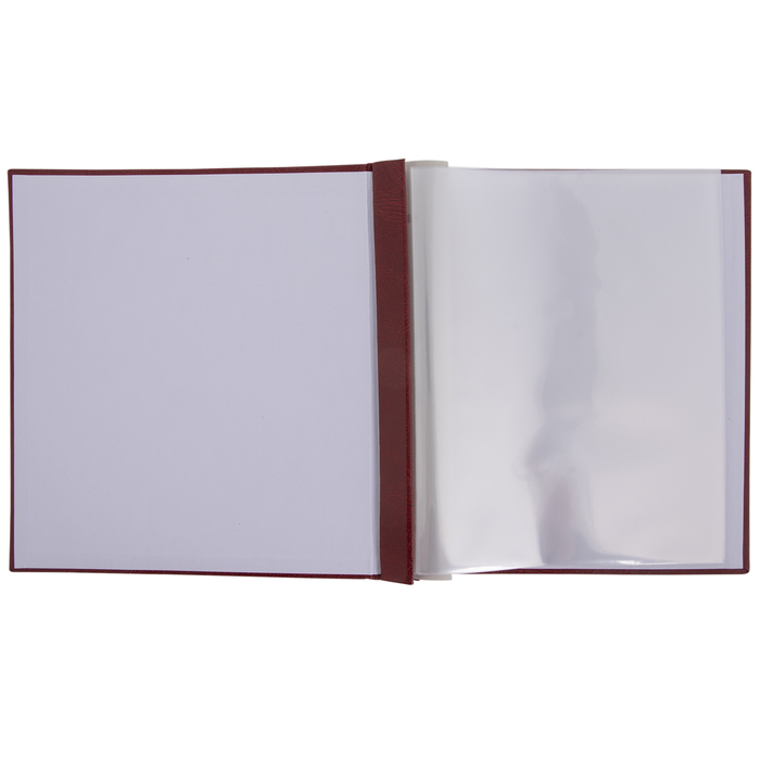 Red Vinyl Post Bound Scrapbook Album 8 1/2" x 11" Hobby Lobby 338160