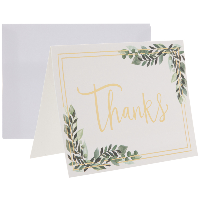 Green & Gold Thank You Cards Hobby Lobby 1929298