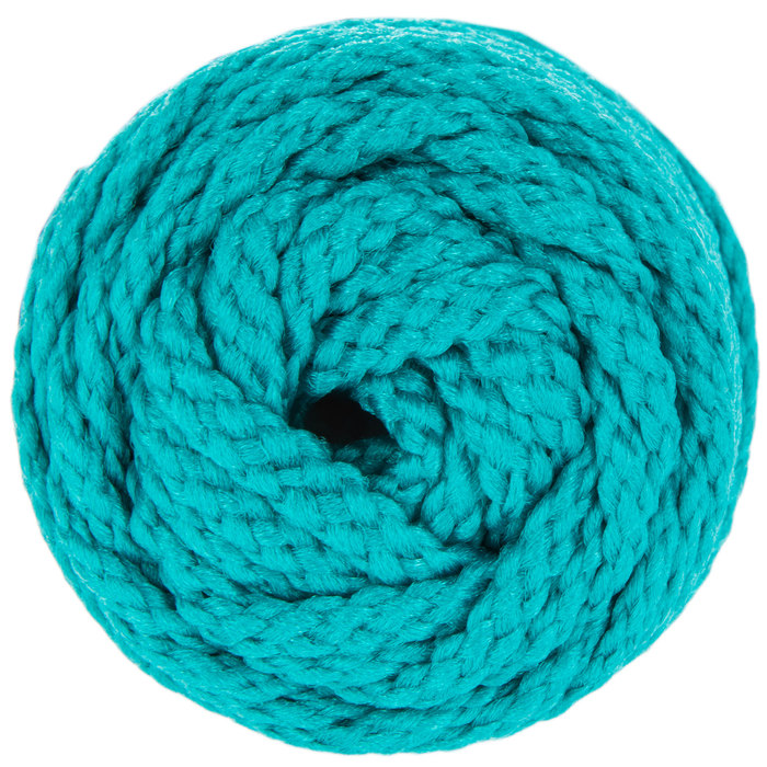 Turquoise Bonnie Braided Macrame Craft Cord 4mm Hobby Lobby 963231