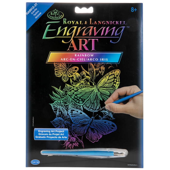 Butterflies Rainbow Engraving Art Kit Hobby Lobby 306746