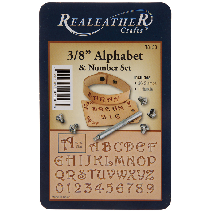 Alphabet & Number Leather Stamping Kit Hobby Lobby 1944362
