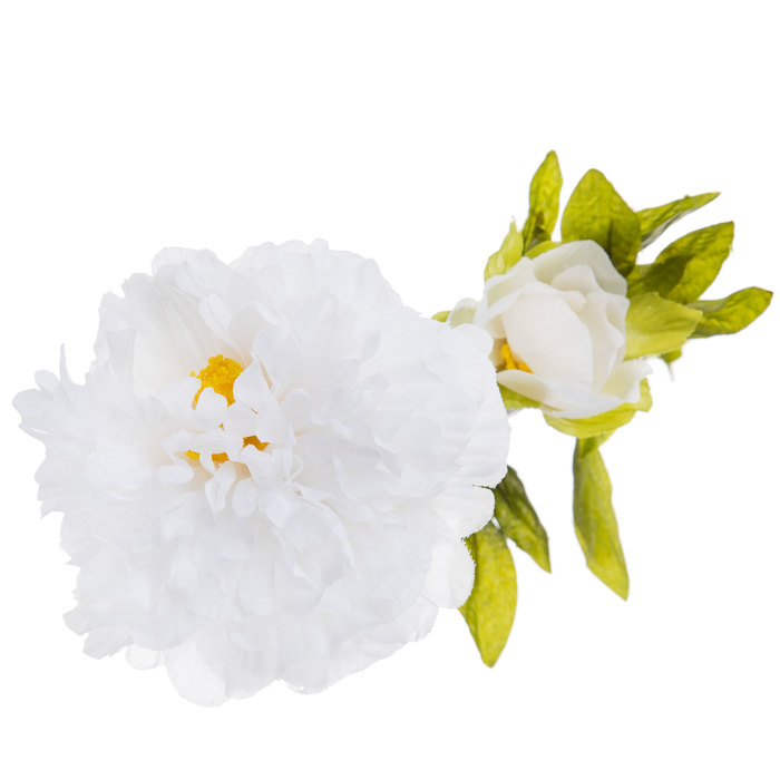 White Peony Stem Hobby Lobby 698738