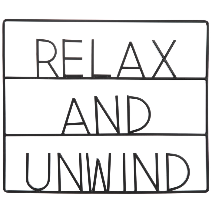 Relax & Unwind Metal Wall Decor Hobby Lobby 1793892