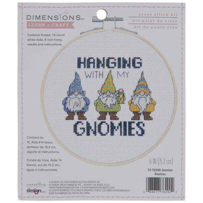 Hanging With My Gnomies Cross Stitch Kit Hobby Lobby 2065456