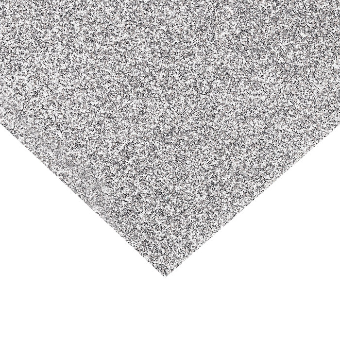 Silver Glitter Foam Sheet 12" x 18" Hobby Lobby 1630391