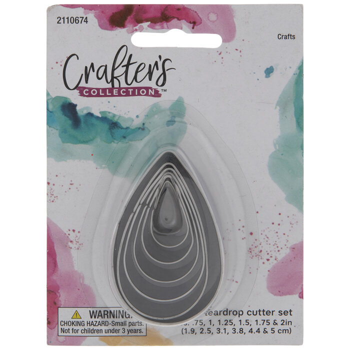 Teardrop Graduated Metal Clay Cutters Hobby Lobby 2110674