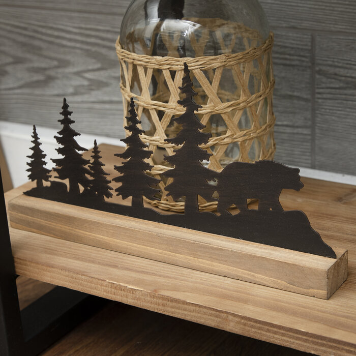 Bear & Trees Metal Decor Hobby Lobby 2172872