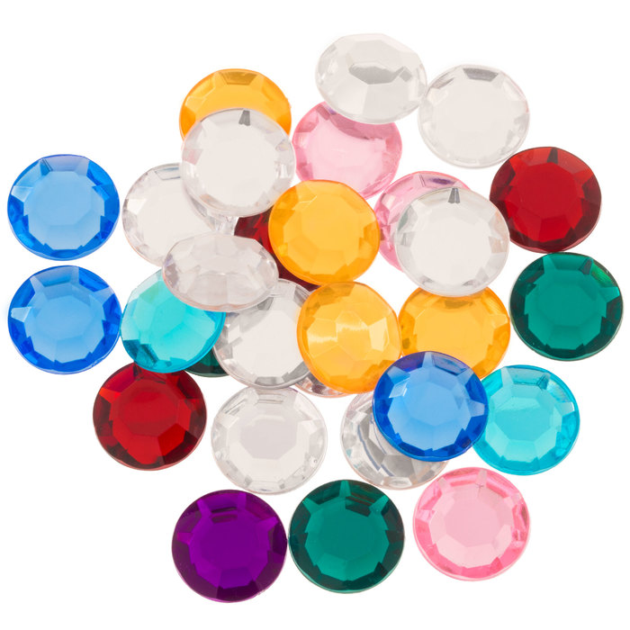 Bright Round Flatback Gemstones 16mm Hobby Lobby 154245