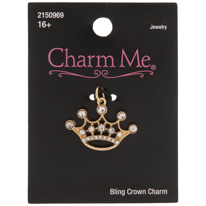 Crown Rhinestone Charm Hobby Lobby 2150969