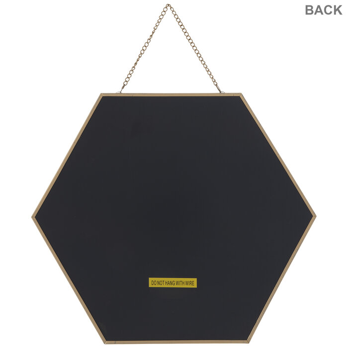 Gold Hexagon Metal Wall Mirror Large Hobby Lobby 1810787