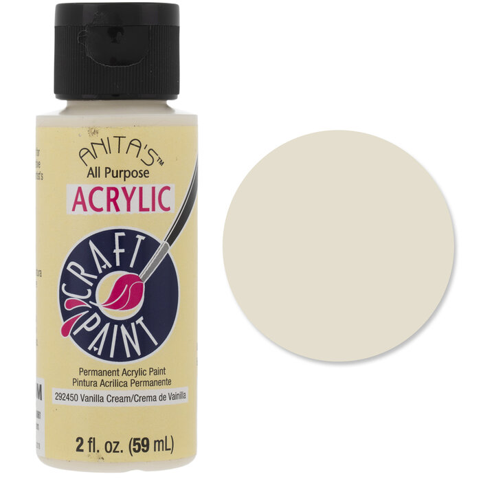 Vanilla Cream Anita's Acrylic Craft Paint Hobby Lobby 1180595
