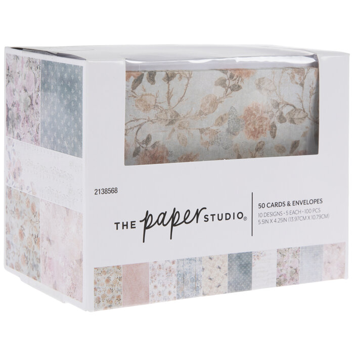 Distressed Floral Box Of Cards Hobby Lobby 2138568