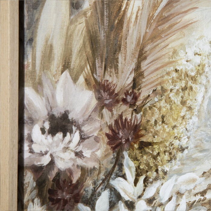 Pampas Grass & Flowers Canvas Wall Decor Hobby Lobby 2175230