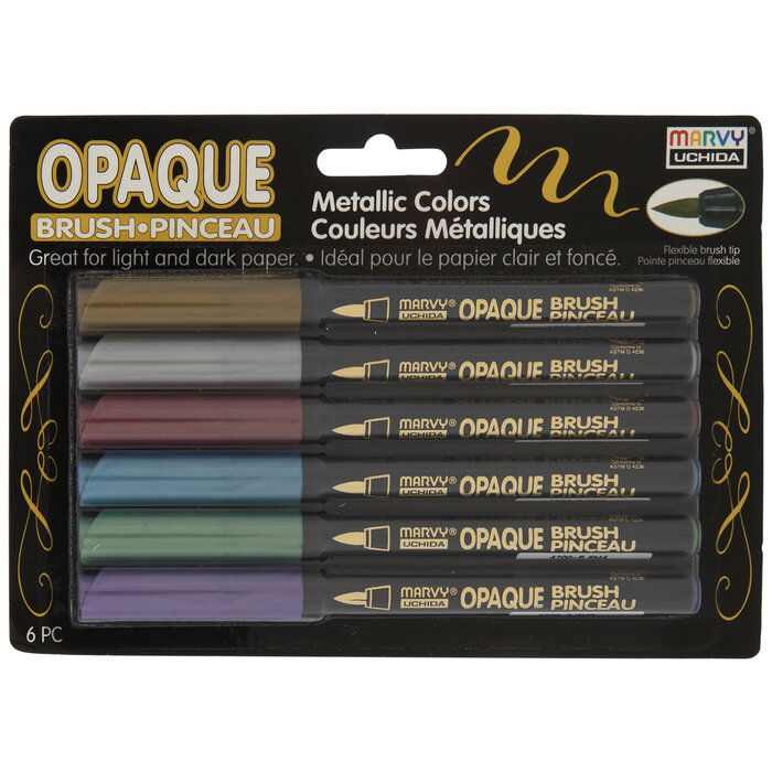 Metallic Opaque Paint Markers 6 Piece Set Hobby Lobby 2247971