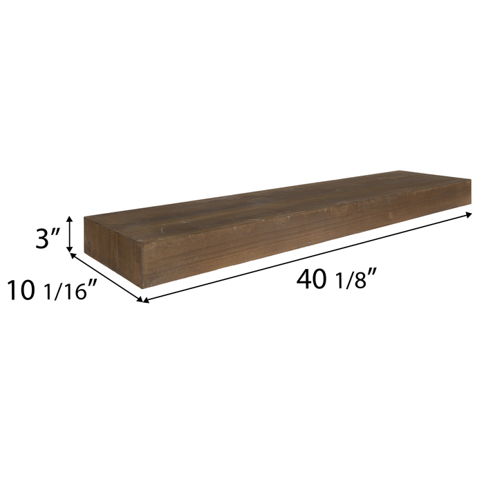 Walnut Floating Wood Wall Shelf Large Hobby Lobby 1471531
