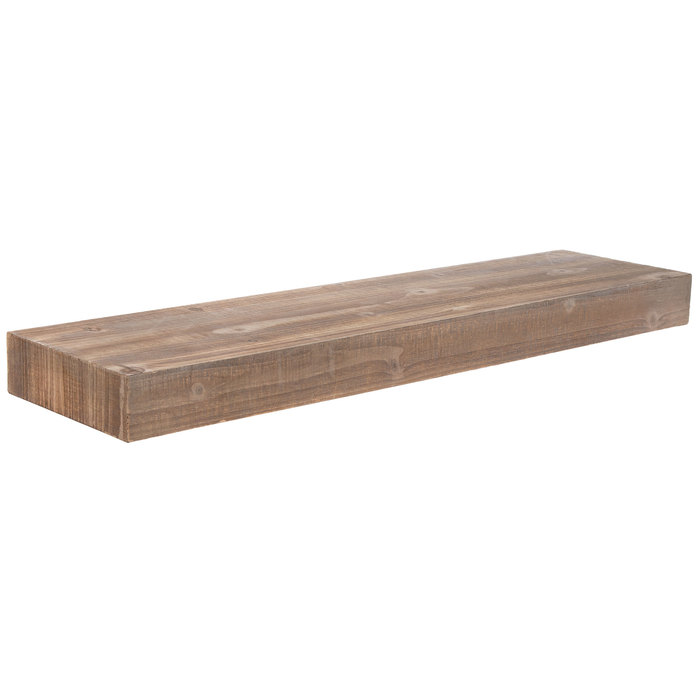 Brown Floating Wood Wall Shelf Hobby Lobby 1471531