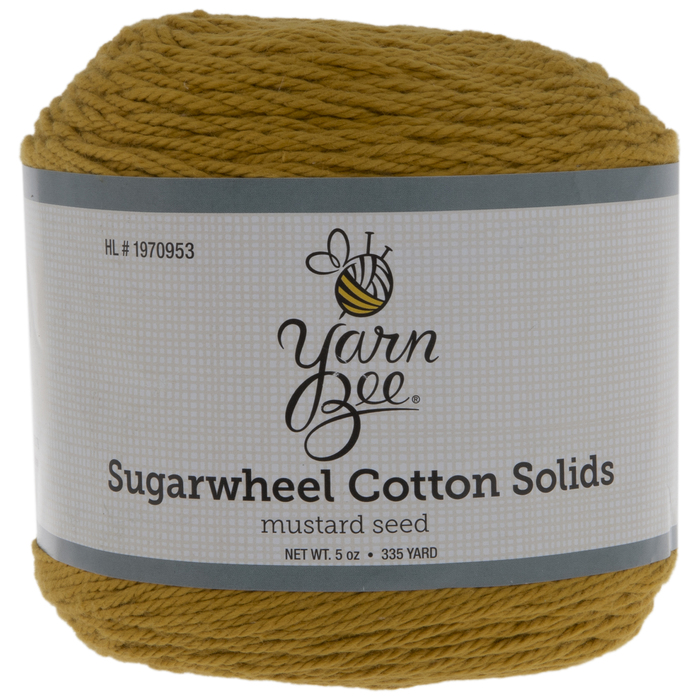 Mustard Seed Yarn Bee Sugarwheel Cotton Solids Yarn Hobby Lobby 1970953