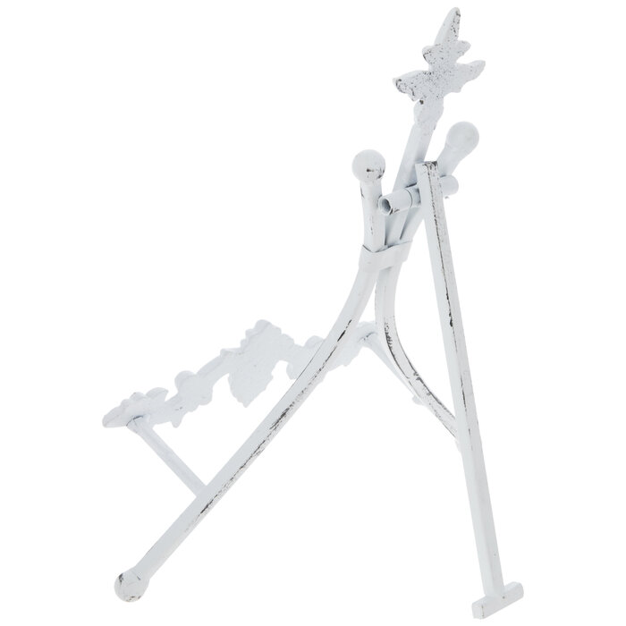 Distressed White Ornate Metal Easel Hobby Lobby 2145746