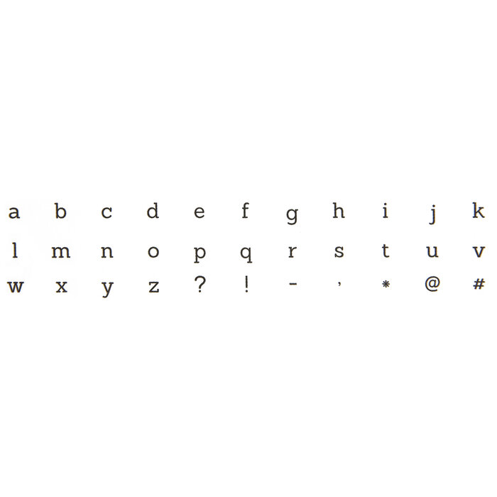 Slate Lowercase Letter Metal Stamps Hobby Lobby 2261006