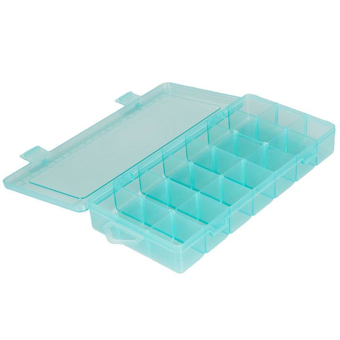Turquoise Storage Box With Removable Dividers Hobby Lobby 1182393