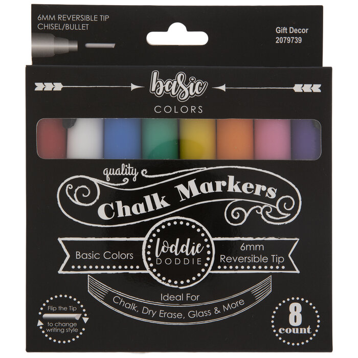Basic Colors Chalk Markers 8 Piece Set Hobby Lobby 2079739