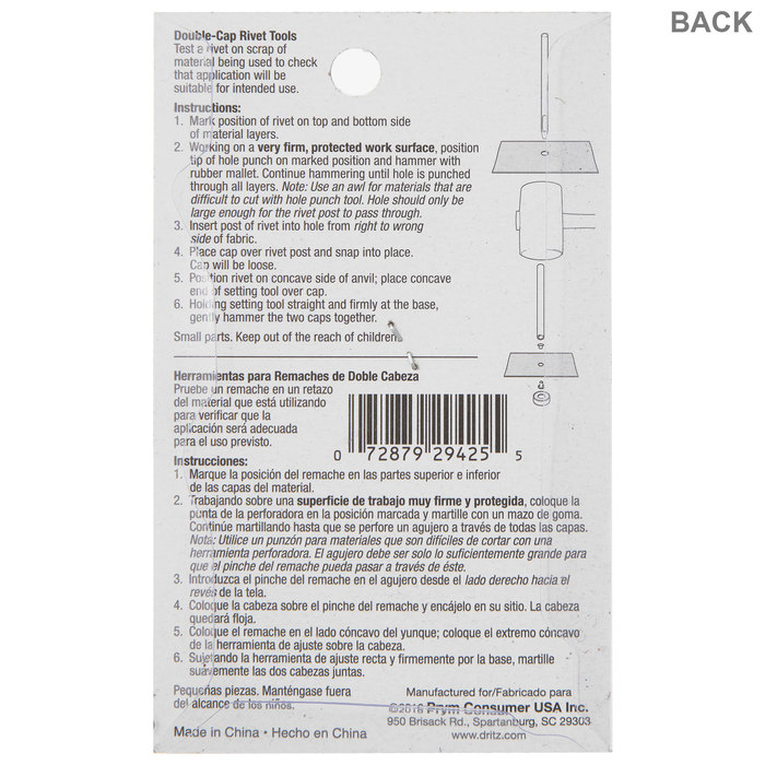 DoubleCap Rivet Tools Hobby Lobby 1429554