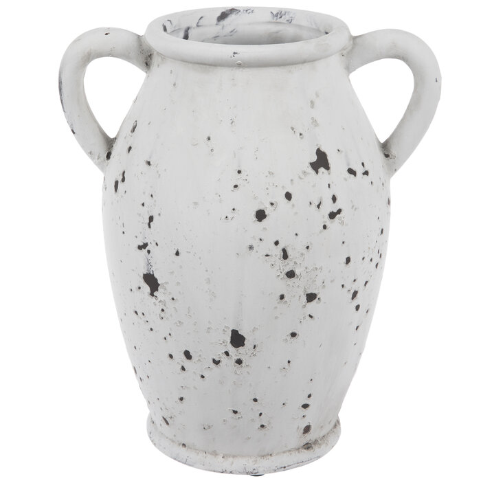 White & Black Mottled Vase Hobby Lobby 2144665