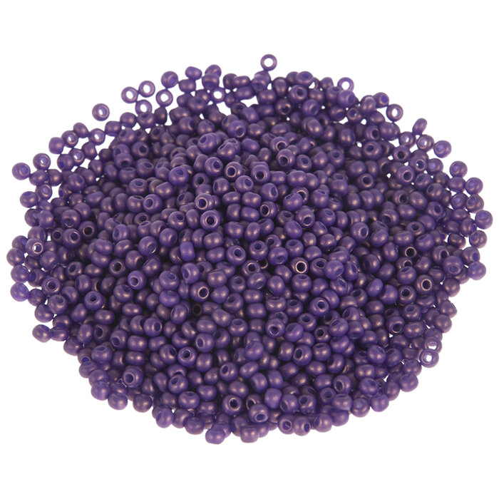 Purple Czech Glass Seed Beads 11/0 Hobby Lobby 2141026