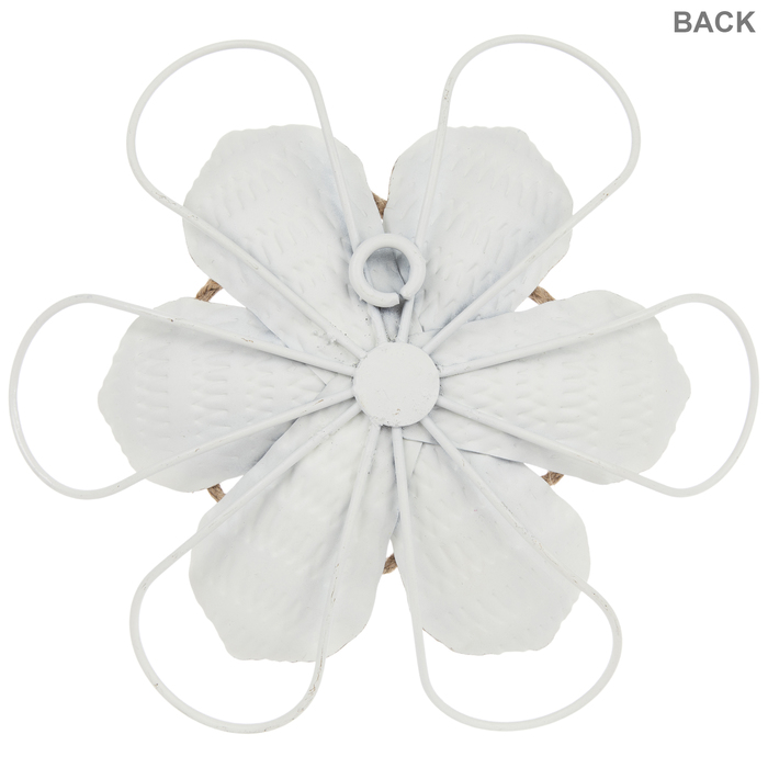 White & Gold Flower Metal Wall Decor Hobby Lobby 1805993