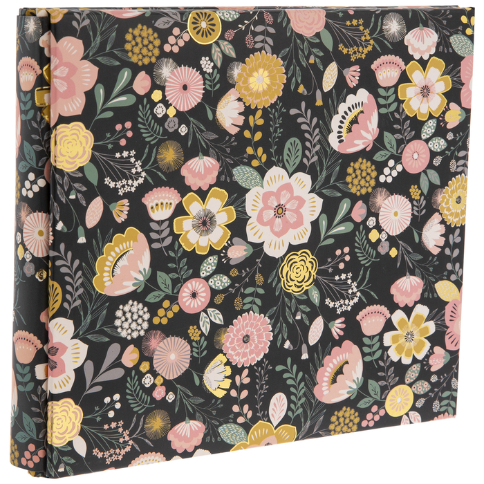 Gold Floral Post Bound Scrapbook Album 6" x 6" Hobby Lobby 1251958