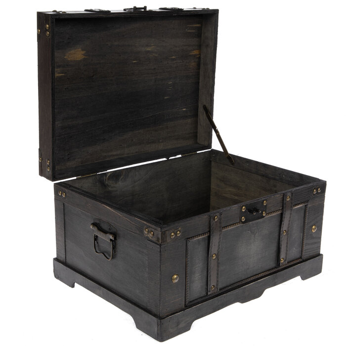 Brown Distressed Fancy Wood Storage Chest Hobby Lobby 583252
