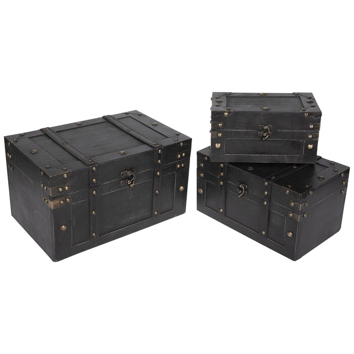 Black Trunk Box Set Hobby Lobby 1146273
