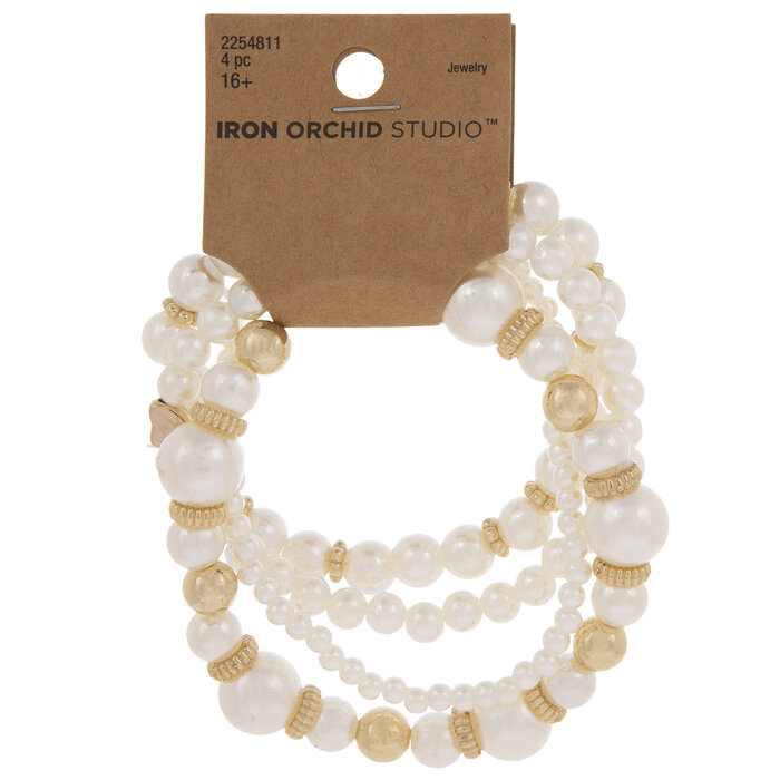 Plastic Pearl Beaded Bracelets Hobby Lobby 2254811