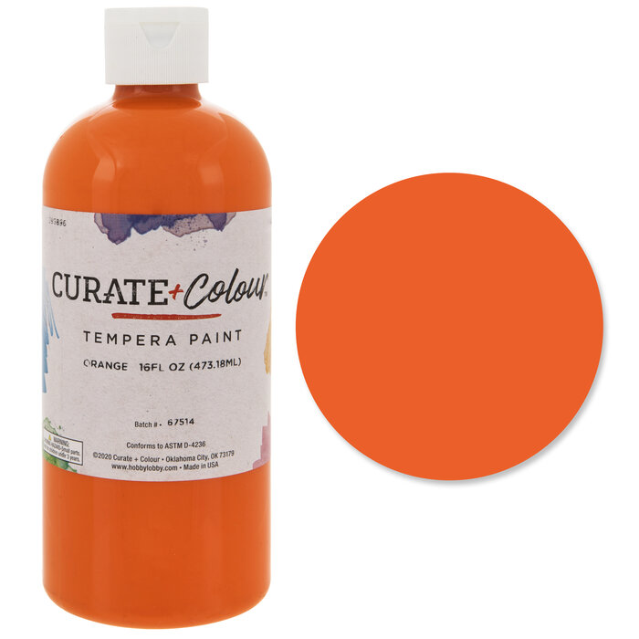 Curate + Colour Tempera Paint Hobby Lobby 1395896