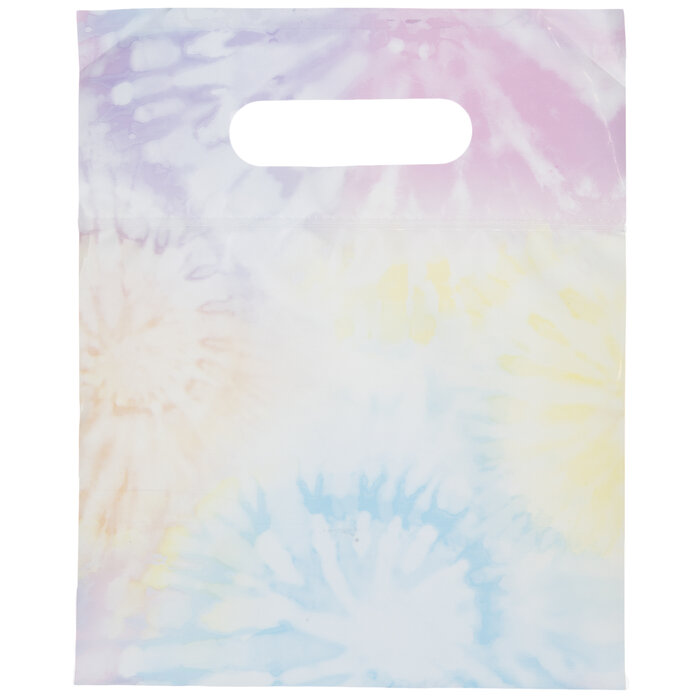 Rainbow Pastel TieDye Zipper Treat Bags Hobby Lobby 2050433