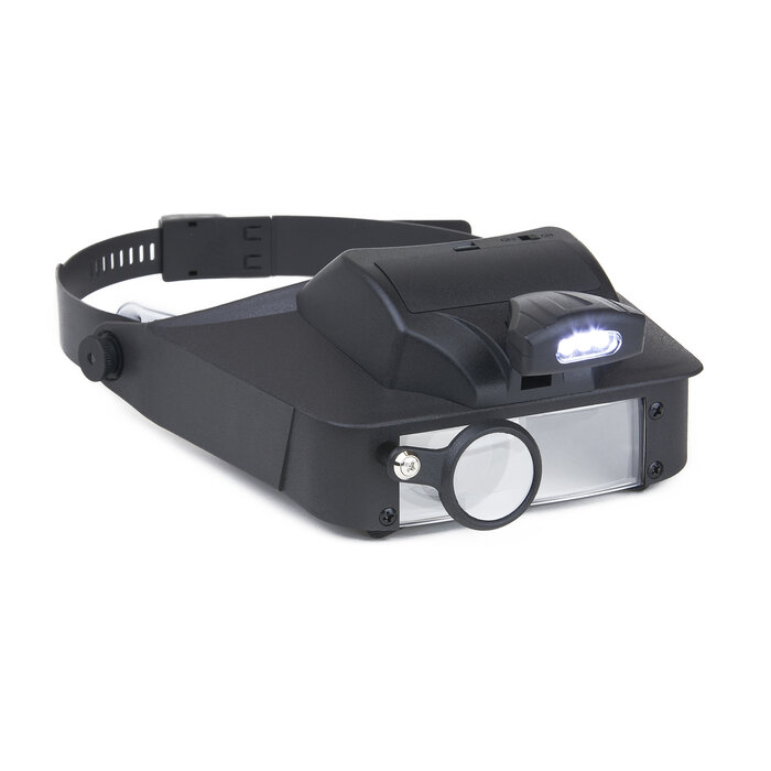 Visor Magnifier With LED Light Hobby Lobby 605717