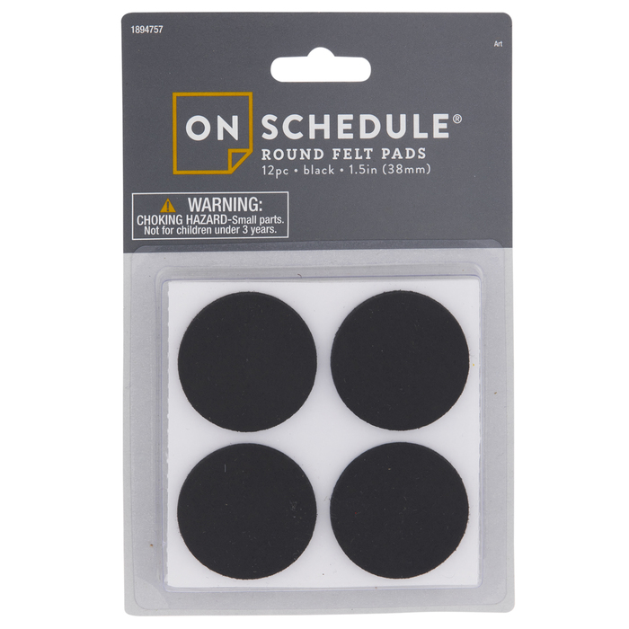 Black Round Felt Pads Hobby Lobby