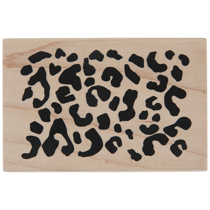 Leopard Moth 1708G Beeswax Rubber Stamps Unmounted Nature Cling Animals Stamping Mounted Stamp Scenic