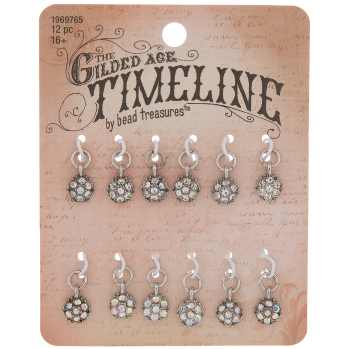 Round Flower Rhinestone Charms Hobby Lobby 1969765