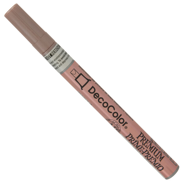 Rose Gold DecoColor Premium Metallic Leafing Tip Paint Marker Hobby