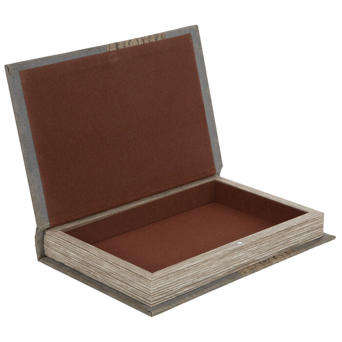 Gray Distressed Book Box Hobby Lobby 2175651
