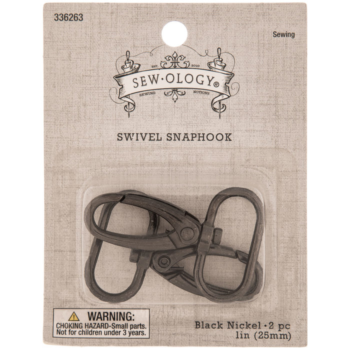 Gunmetal Swivel Snaphooks 25mm Hobby Lobby 336263