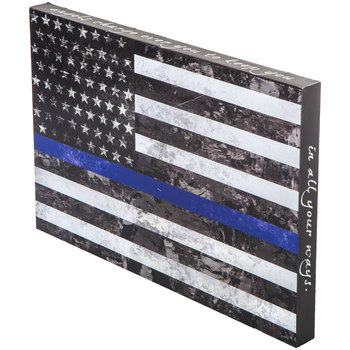 Blue Line American Flag Wood Wall Decor Hobby Lobby 1459262 - Police Flag Wall Decor Blue Line American Flag Wood Wall Decor Hobby Lobby 1459262 - Police Flag Wall Decor