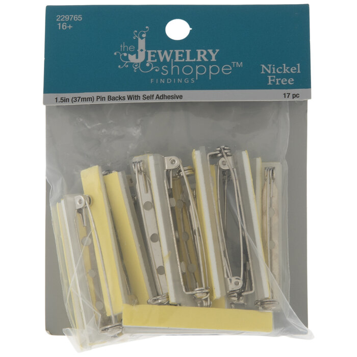 SelfAdhesive Pin Backs 37mm Hobby Lobby 229765